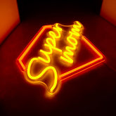 Super Mom Neon Sign